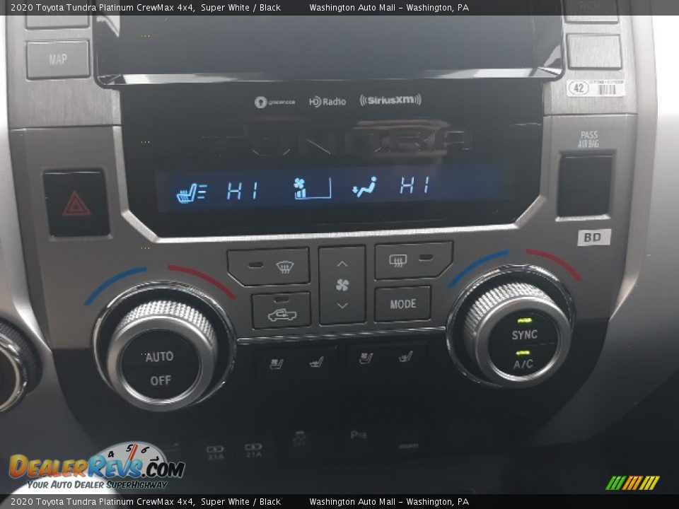 2020 Toyota Tundra Platinum CrewMax 4x4 Super White / Black Photo #9