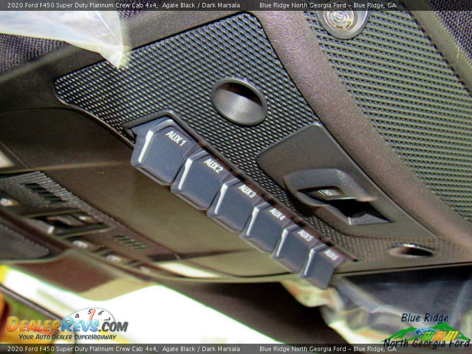 2020 Ford F450 Super Duty Platinum Crew Cab 4x4 Agate Black / Dark Marsala Photo #28