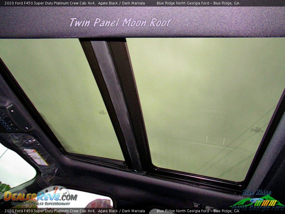 2020 Ford F450 Super Duty Platinum Crew Cab 4x4 Agate Black / Dark Marsala Photo #29