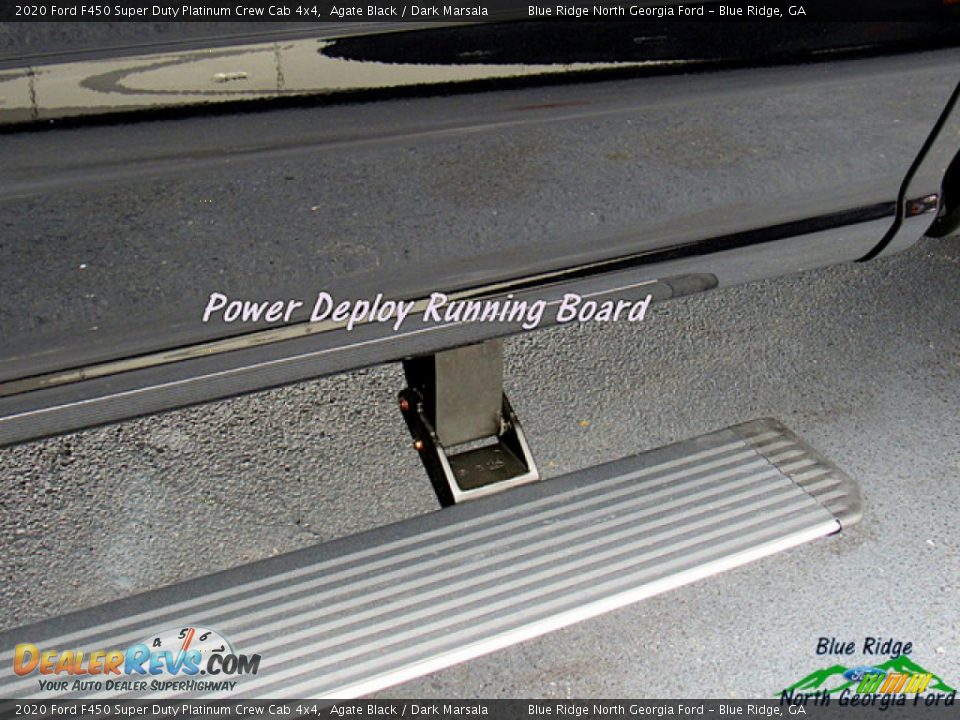 2020 Ford F450 Super Duty Platinum Crew Cab 4x4 Agate Black / Dark Marsala Photo #32