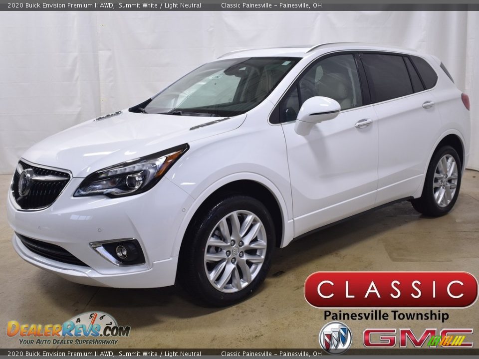 2020 Buick Envision Premium II AWD Summit White / Light Neutral Photo #1