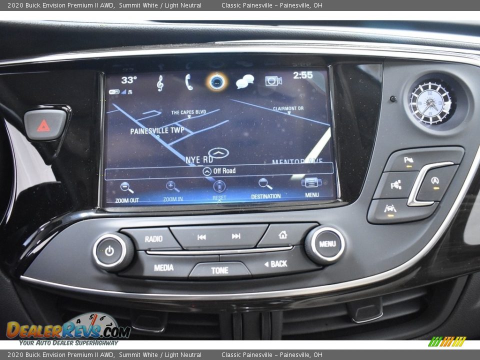 2020 Buick Envision Premium II AWD Summit White / Light Neutral Photo #3