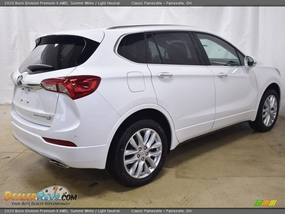 2020 Buick Envision Premium II AWD Summit White / Light Neutral Photo #9