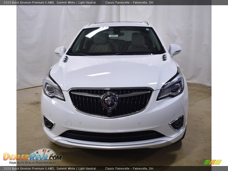 2020 Buick Envision Premium II AWD Summit White / Light Neutral Photo #11