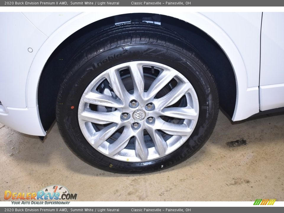 2020 Buick Envision Premium II AWD Summit White / Light Neutral Photo #12