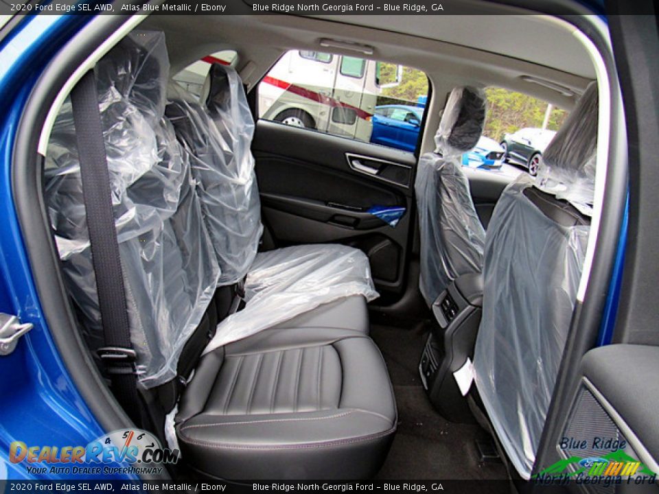 2020 Ford Edge SEL AWD Atlas Blue Metallic / Ebony Photo #12