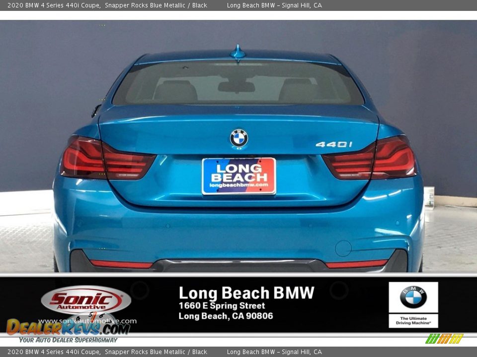 2020 BMW 4 Series 440i Coupe Snapper Rocks Blue Metallic / Black Photo #3