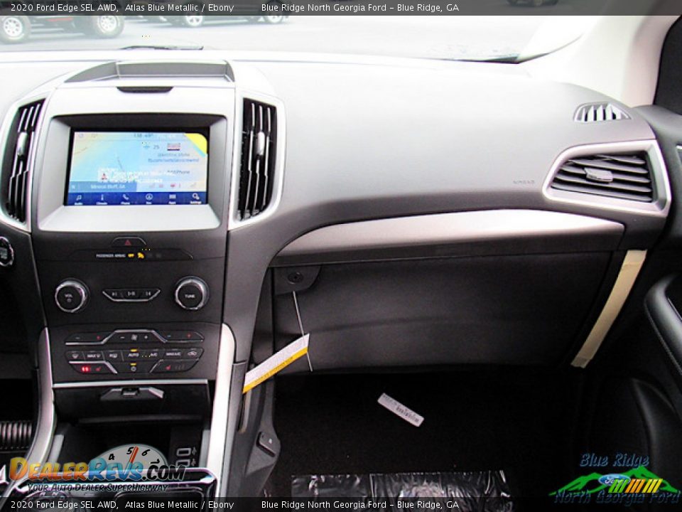 2020 Ford Edge SEL AWD Atlas Blue Metallic / Ebony Photo #16