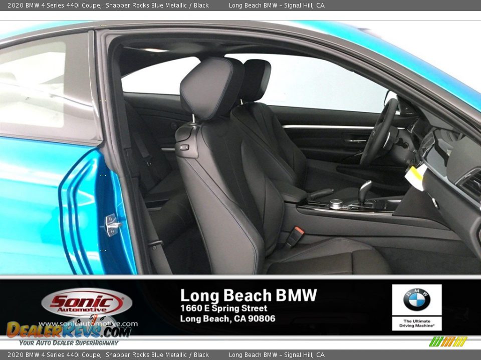 2020 BMW 4 Series 440i Coupe Snapper Rocks Blue Metallic / Black Photo #7