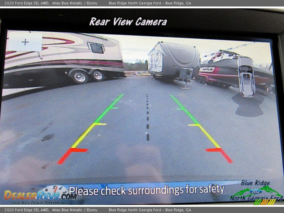 2020 Ford Edge SEL AWD Atlas Blue Metallic / Ebony Photo #20