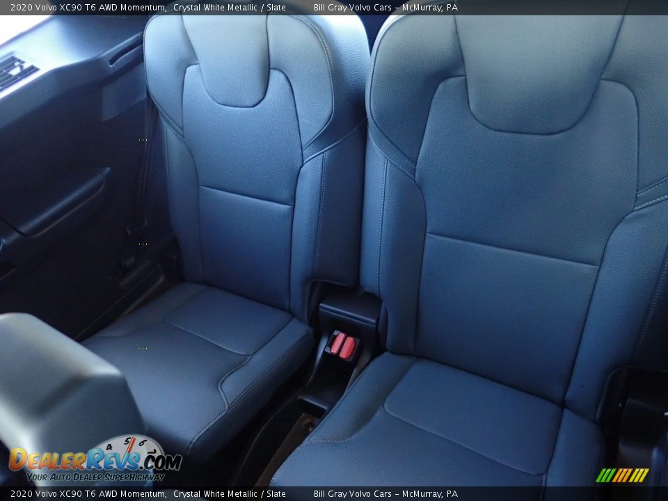 2020 Volvo XC90 T6 AWD Momentum Crystal White Metallic / Slate Photo #9