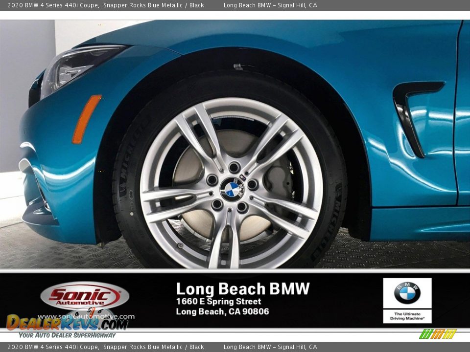 2020 BMW 4 Series 440i Coupe Snapper Rocks Blue Metallic / Black Photo #9