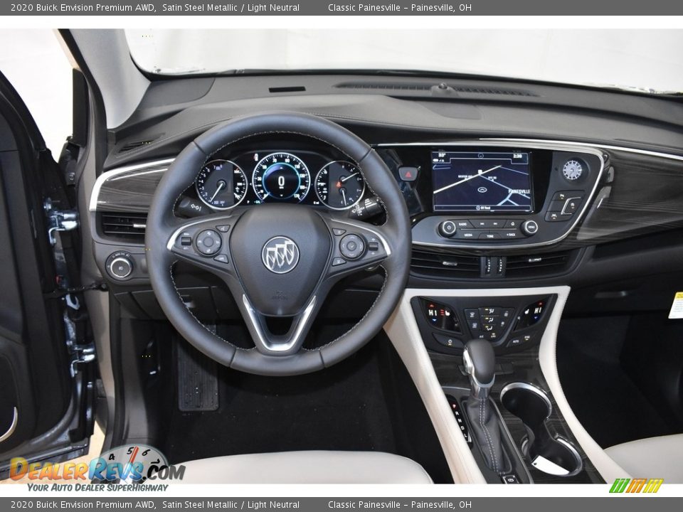 2020 Buick Envision Premium AWD Satin Steel Metallic / Light Neutral Photo #4