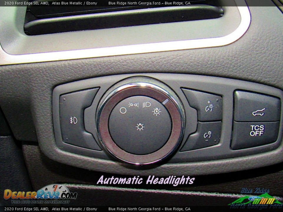 2020 Ford Edge SEL AWD Atlas Blue Metallic / Ebony Photo #23