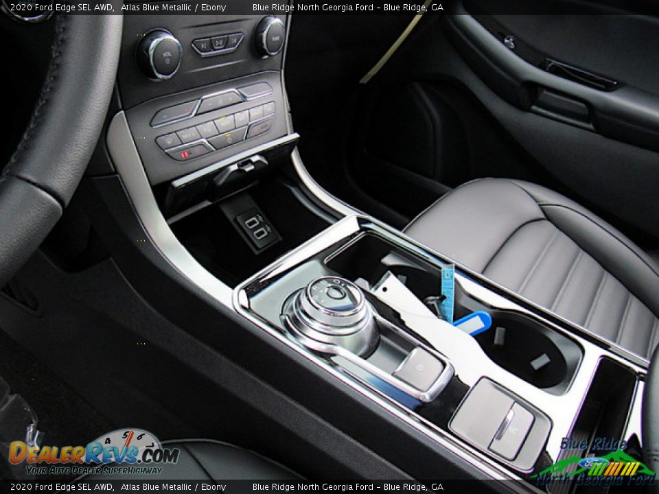 2020 Ford Edge SEL AWD Atlas Blue Metallic / Ebony Photo #25