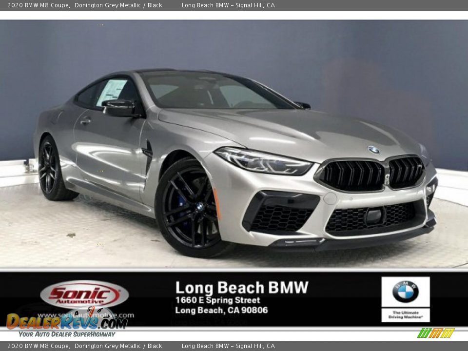 2020 BMW M8 Coupe Donington Grey Metallic / Black Photo #1
