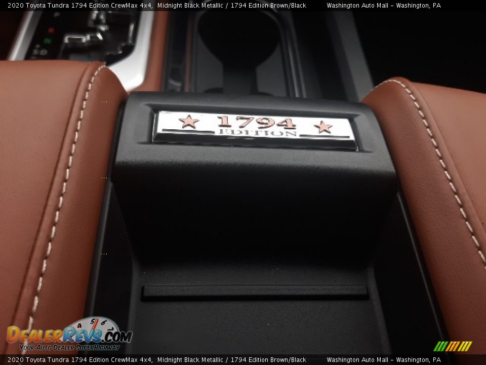 2020 Toyota Tundra 1794 Edition CrewMax 4x4 Midnight Black Metallic / 1794 Edition Brown/Black Photo #19