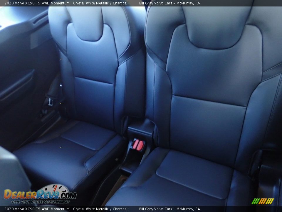 2020 Volvo XC90 T5 AWD Momentum Crystal White Metallic / Charcoal Photo #9