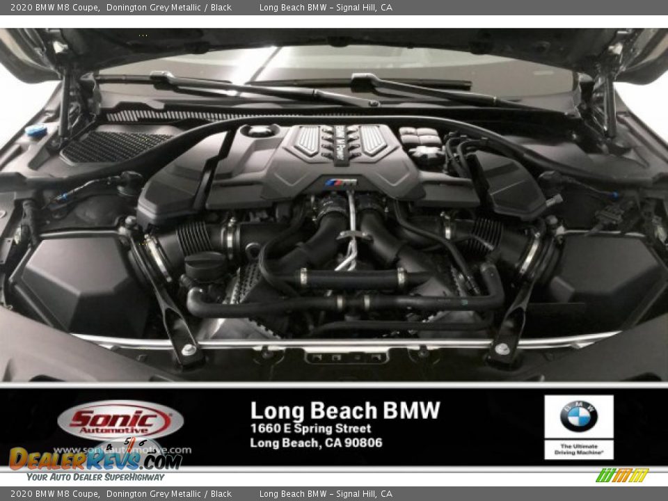 2020 BMW M8 Coupe Donington Grey Metallic / Black Photo #8