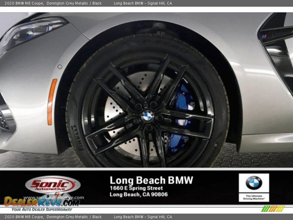 2020 BMW M8 Coupe Donington Grey Metallic / Black Photo #9