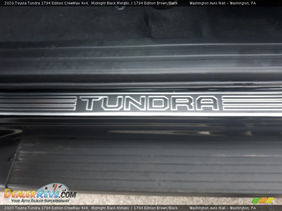 2020 Toyota Tundra 1794 Edition CrewMax 4x4 Midnight Black Metallic / 1794 Edition Brown/Black Photo #27