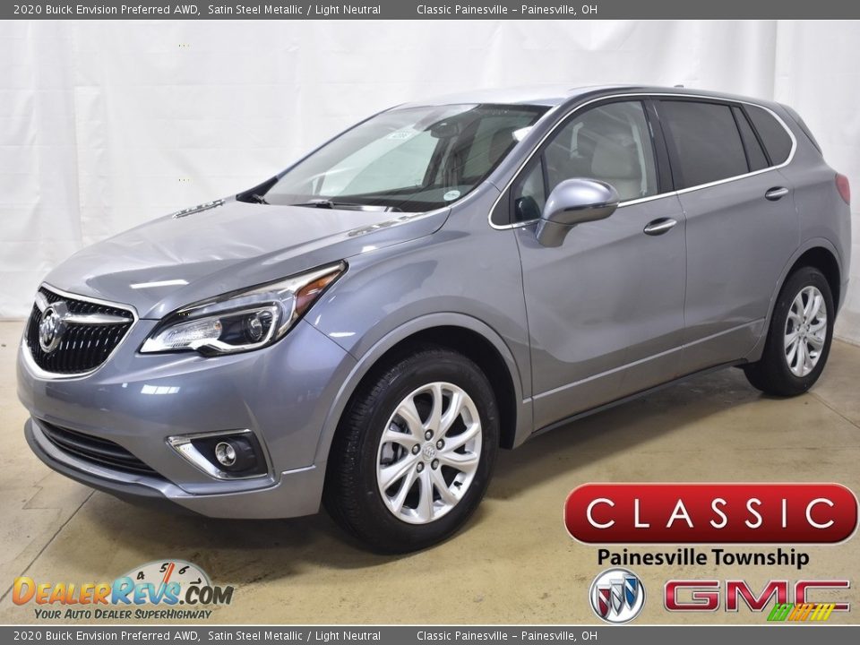 2020 Buick Envision Preferred AWD Satin Steel Metallic / Light Neutral Photo #1