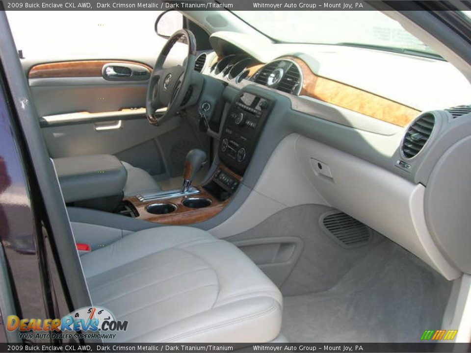 2009 Buick Enclave CXL AWD Dark Crimson Metallic / Dark Titanium/Titanium Photo #5