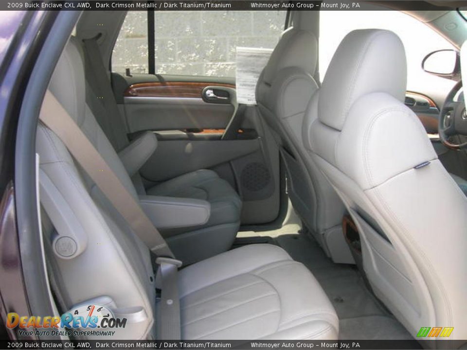 2009 Buick Enclave CXL AWD Dark Crimson Metallic / Dark Titanium/Titanium Photo #6