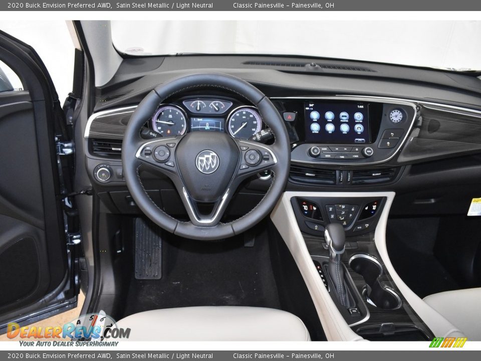 2020 Buick Envision Preferred AWD Satin Steel Metallic / Light Neutral Photo #9