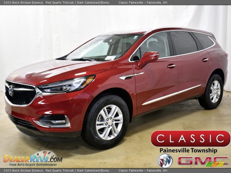 2020 Buick Enclave Essence Red Quartz Tintcoat / Dark Galvinized/Ebony Photo #1