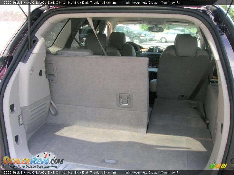 2009 Buick Enclave CXL AWD Dark Crimson Metallic / Dark Titanium/Titanium Photo #9