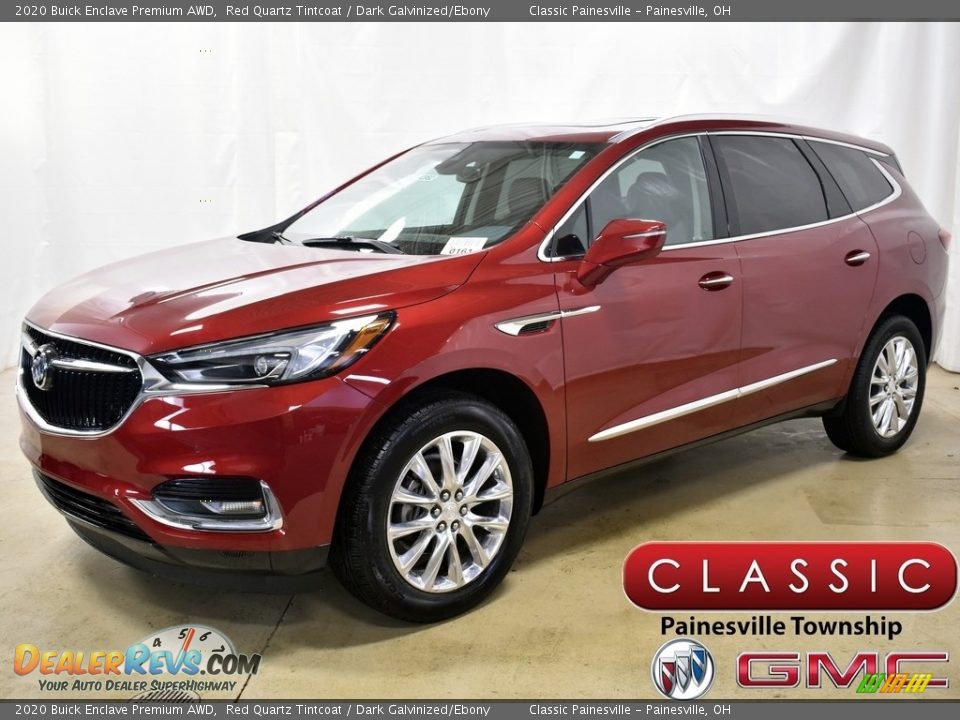 2020 Buick Enclave Premium AWD Red Quartz Tintcoat / Dark Galvinized/Ebony Photo #1