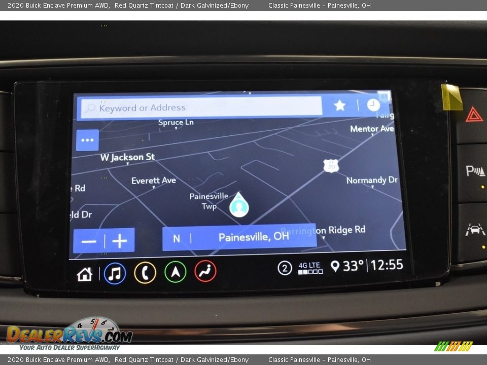2020 Buick Enclave Premium AWD Red Quartz Tintcoat / Dark Galvinized/Ebony Photo #3