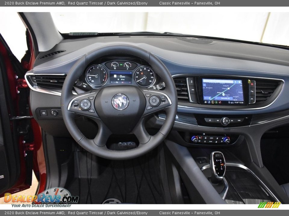 2020 Buick Enclave Premium AWD Red Quartz Tintcoat / Dark Galvinized/Ebony Photo #6