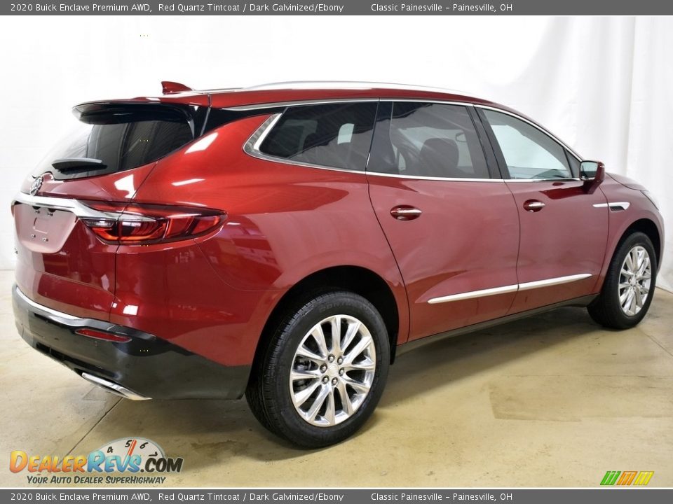 2020 Buick Enclave Premium AWD Red Quartz Tintcoat / Dark Galvinized/Ebony Photo #10