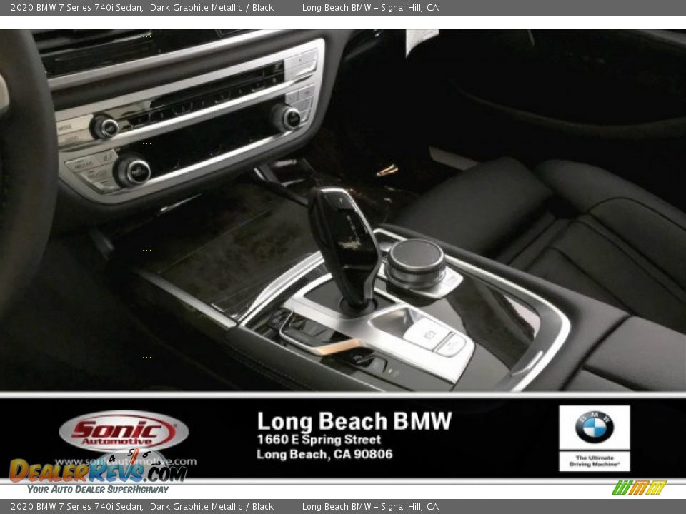2020 BMW 7 Series 740i Sedan Dark Graphite Metallic / Black Photo #6