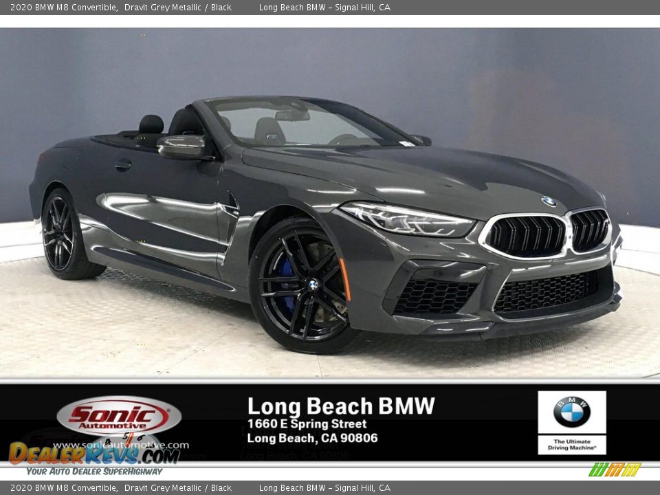 2020 BMW M8 Convertible Dravit Grey Metallic / Black Photo #1