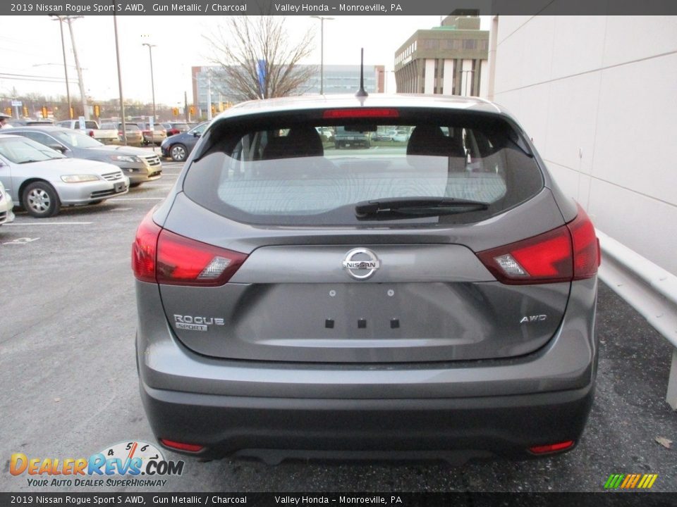 2019 Nissan Rogue Sport S AWD Gun Metallic / Charcoal Photo #4