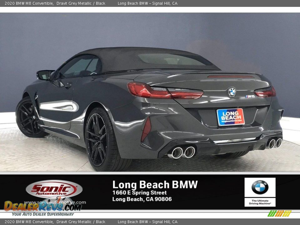 2020 BMW M8 Convertible Dravit Grey Metallic / Black Photo #2