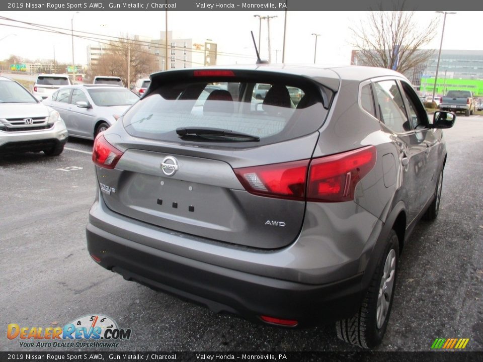 2019 Nissan Rogue Sport S AWD Gun Metallic / Charcoal Photo #5