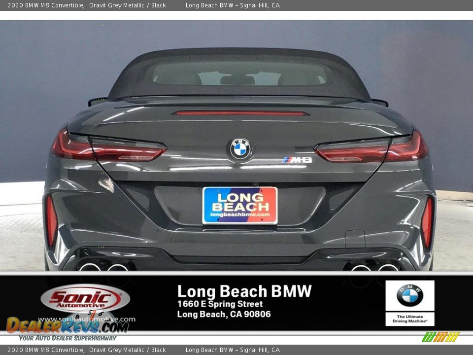 2020 BMW M8 Convertible Dravit Grey Metallic / Black Photo #3