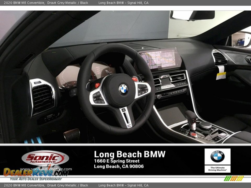 2020 BMW M8 Convertible Dravit Grey Metallic / Black Photo #4