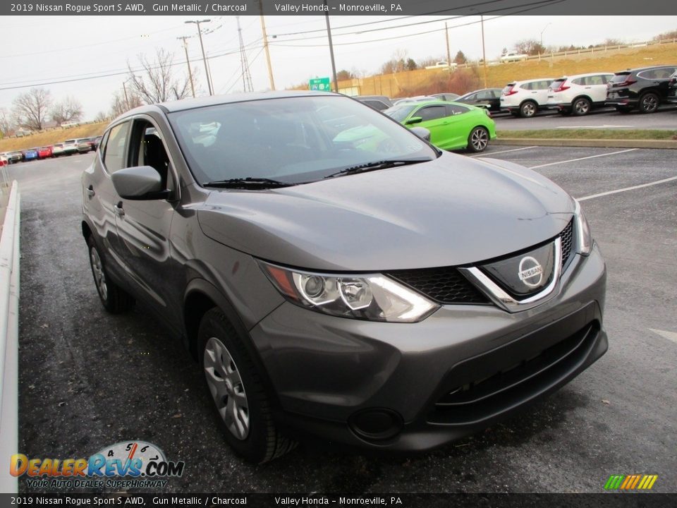 2019 Nissan Rogue Sport S AWD Gun Metallic / Charcoal Photo #8