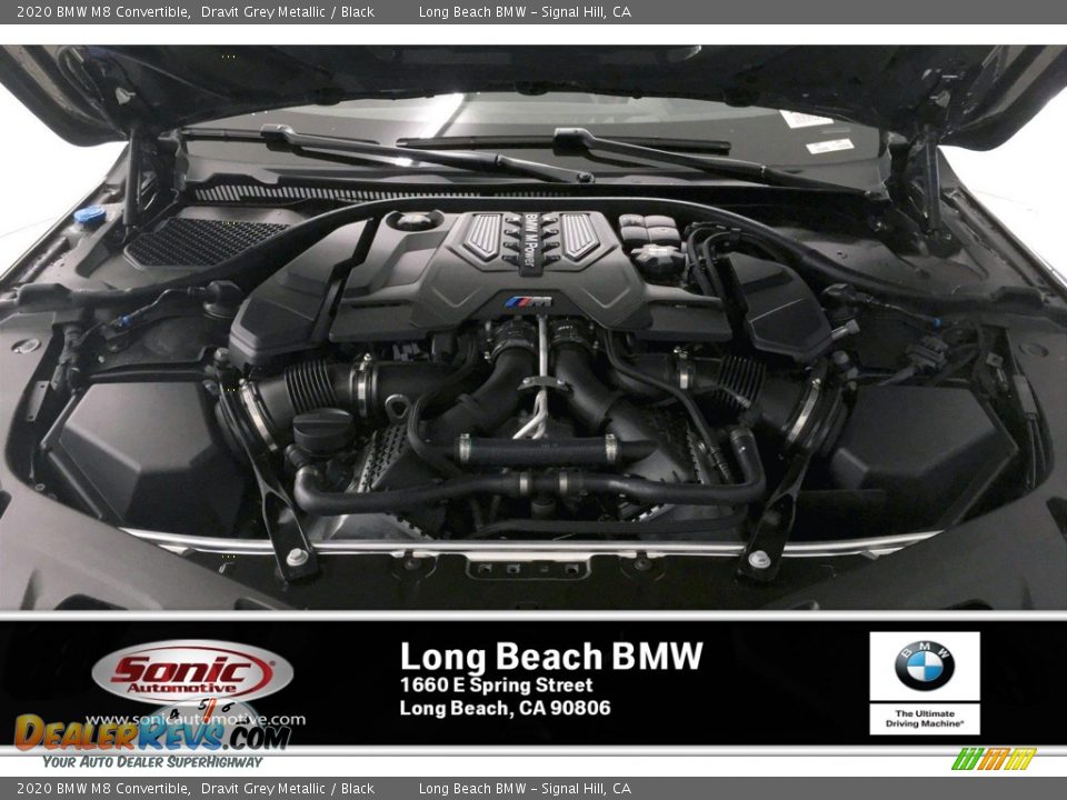 2020 BMW M8 Convertible Dravit Grey Metallic / Black Photo #8