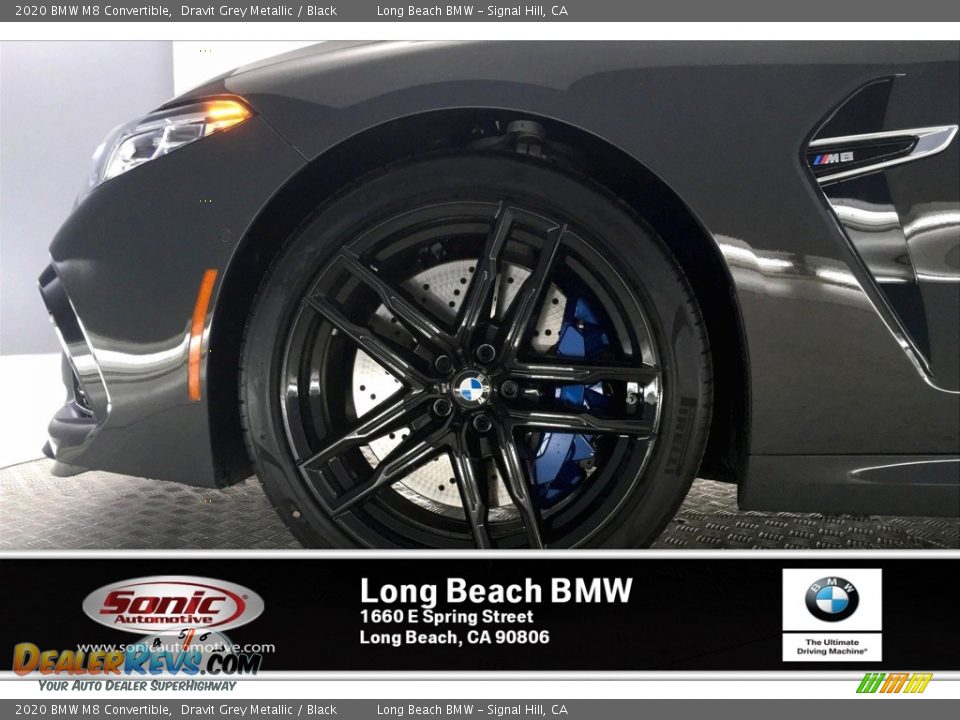 2020 BMW M8 Convertible Dravit Grey Metallic / Black Photo #9