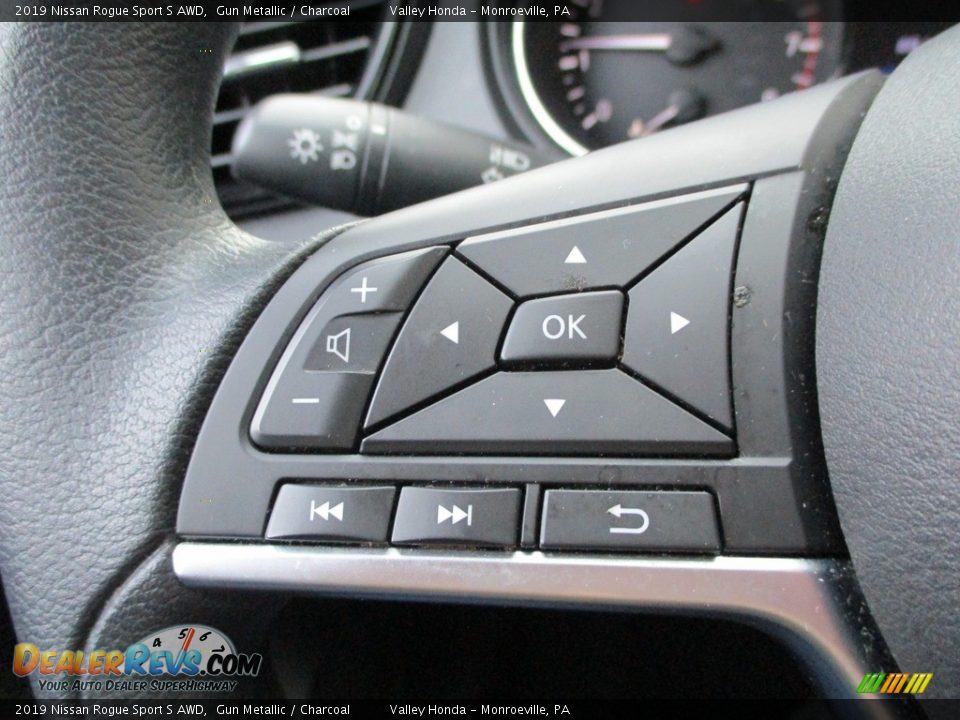 2019 Nissan Rogue Sport S AWD Gun Metallic / Charcoal Photo #18