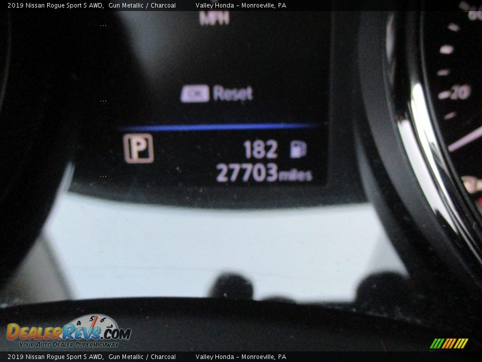 2019 Nissan Rogue Sport S AWD Gun Metallic / Charcoal Photo #20