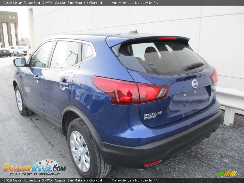 2019 Nissan Rogue Sport S AWD Caspian Blue Metallic / Charcoal Photo #3