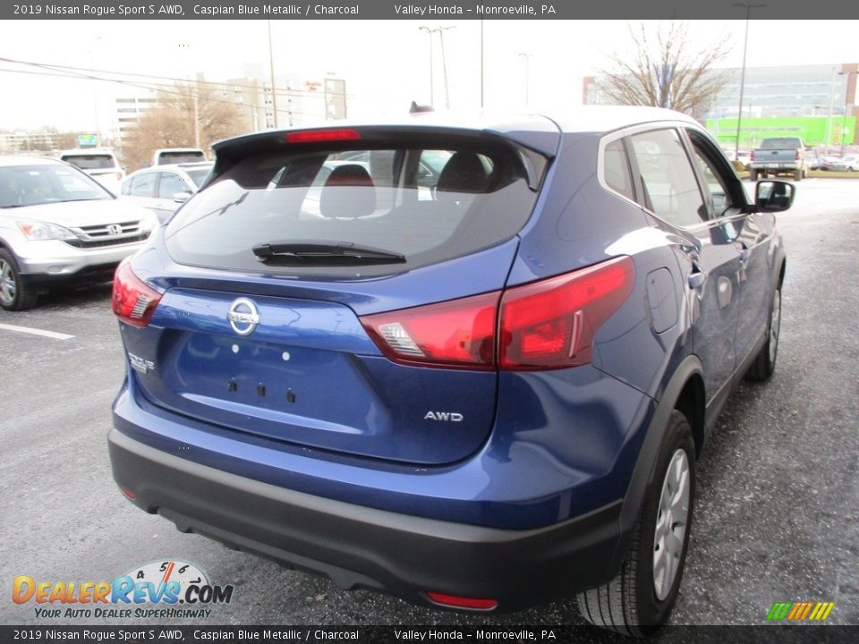 2019 Nissan Rogue Sport S AWD Caspian Blue Metallic / Charcoal Photo #5