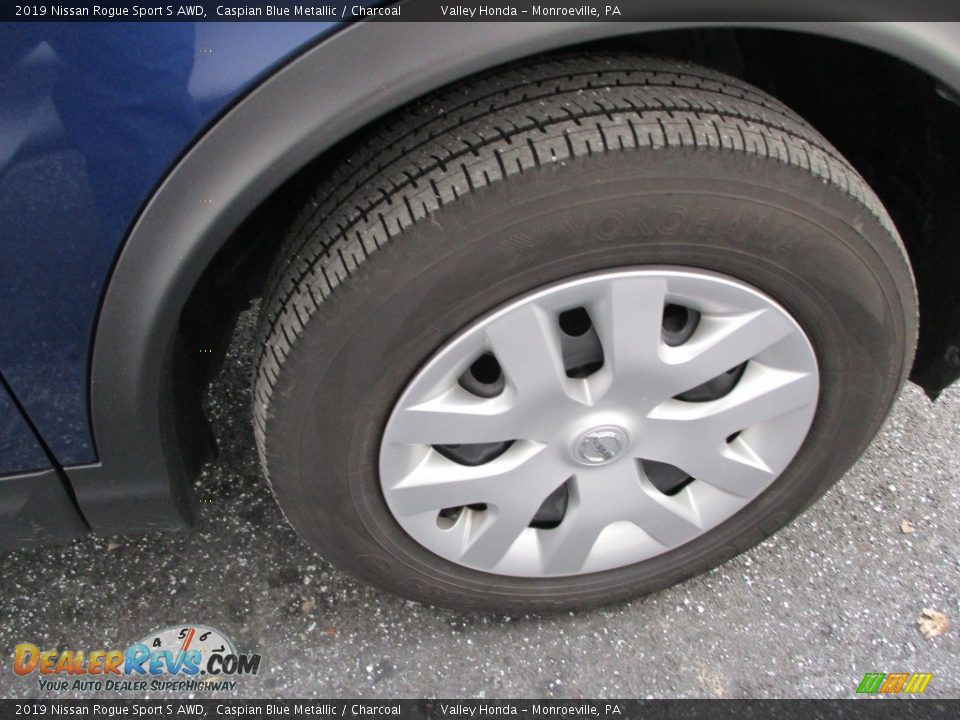 2019 Nissan Rogue Sport S AWD Caspian Blue Metallic / Charcoal Photo #7